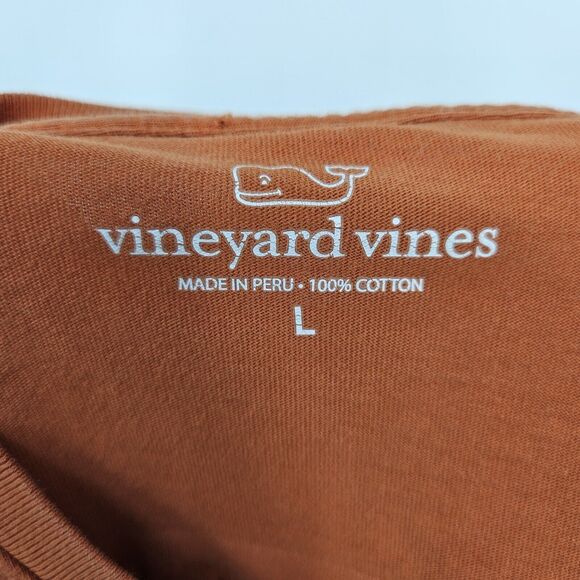 Texas Longhorns Shirt Mens Large Burnt Orange‎ College Football Vineyard Vines - Picture 9 of 10
